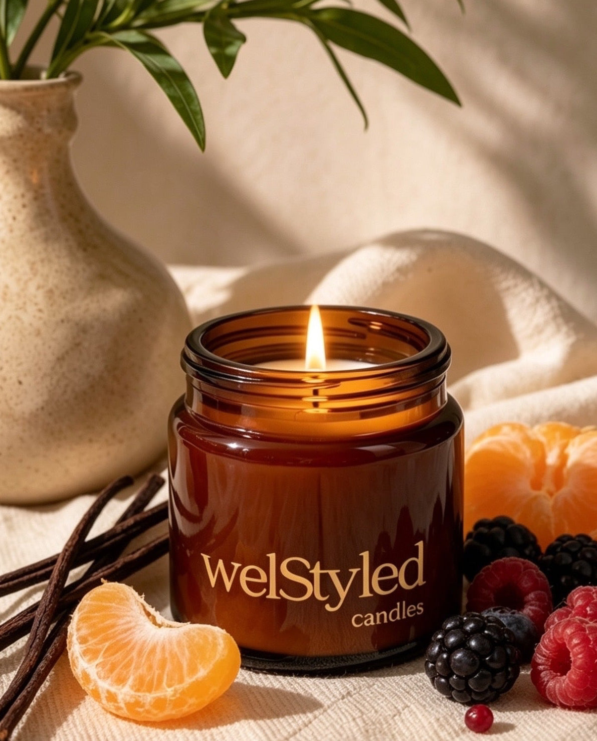 Smoked Berries & Mandarin